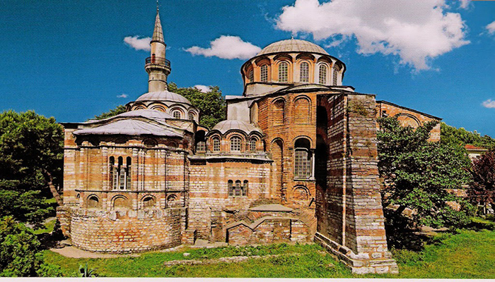 بخش های مختلف کلیسای چورا استانبول